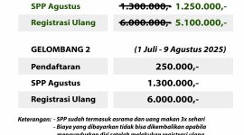 Biaya Pendaftaran – PMB 2025 – 2026 (NEWEST)