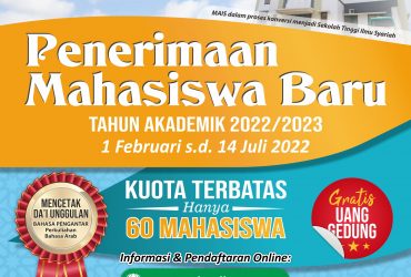Informasi PMB Tahun Akademik 2022/2023
