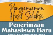 Pengumuman Hasil Seleksi PMB Gelombang I Tahun Akademik 2022/2023