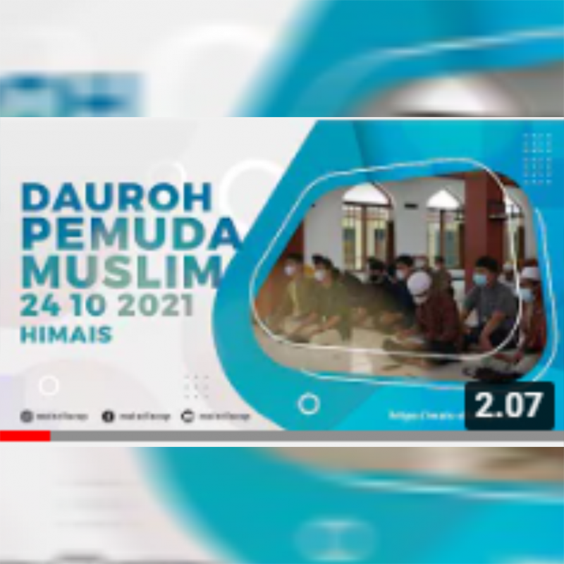 Dauroh Pemuda Muslim – 24 Oktober 2021