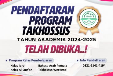 Program Takhossus MAIS 2024-2025