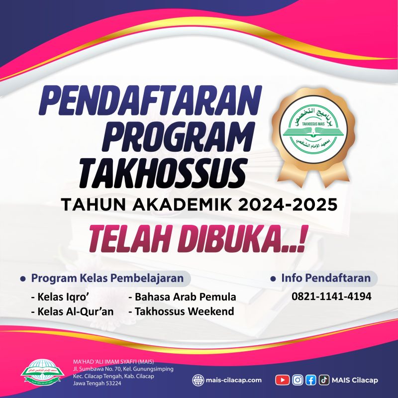 Program Takhossus MAIS 2024-2025