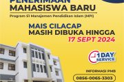 Perpanjangan Waktu PMB T.A. 2024/2025