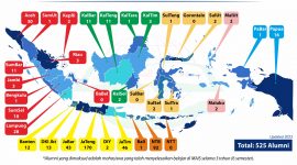 Peta Asal Daerah Alumni MAIS 2023