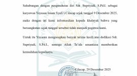 Press Release Resign Supriyadi 2025