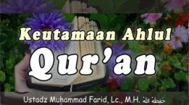 Web – Keutamaan Ahlul Quran